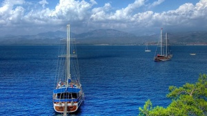 Путешествие на яхте по Турции