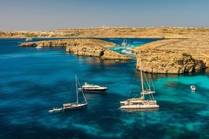 На яхте по Мальте