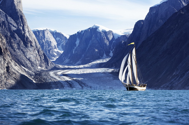 Самые красивые фьорды мира - фьорд Скорсби в Гренландии