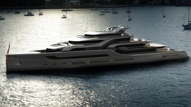 Проект новой суперяхты Dunya Yachts - Blade