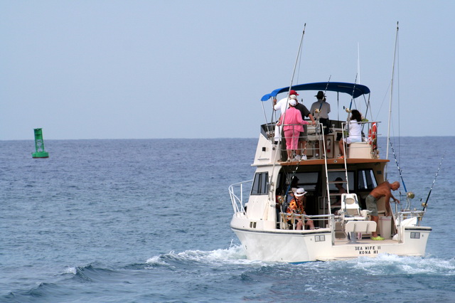 Аренда яхты для рыбалки на Гавайях