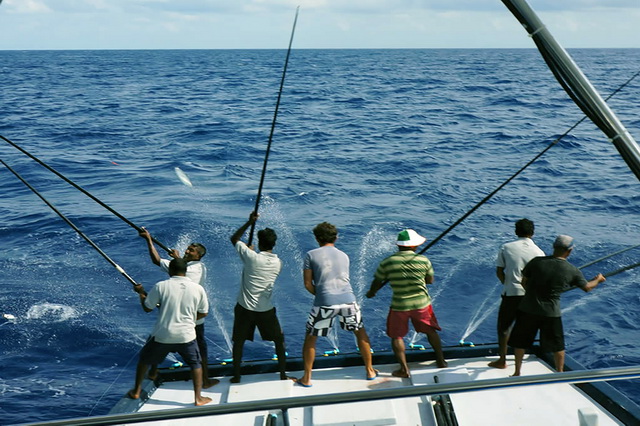 Большая рыбалка на Мальдивских островах