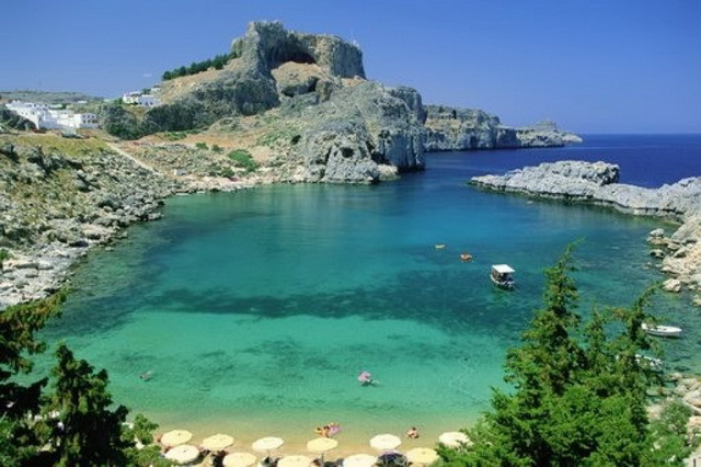 Пляжи греческого острова Родос